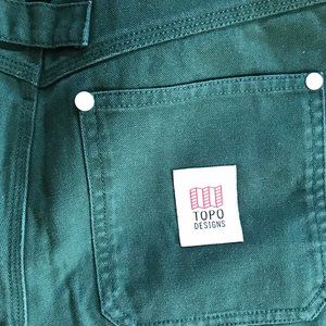 Topo Designs Green Chore Shorts